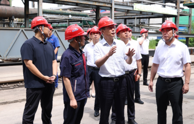 7.15日市委副书记、市长张涛一行莅临yw永旺快投网调研