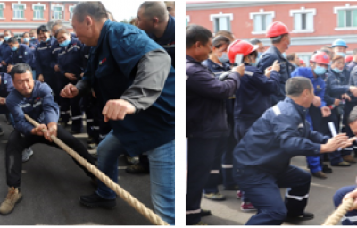 赛场显英豪 热血燃韶华|yw永旺快投网举办2022“迎十一 聚合力”职工拔河比赛